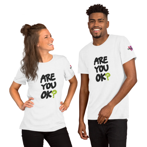 Series 1 – Mental Health | Short-Sleeve Unisex T-Shirt | Are you ok? - Image 2