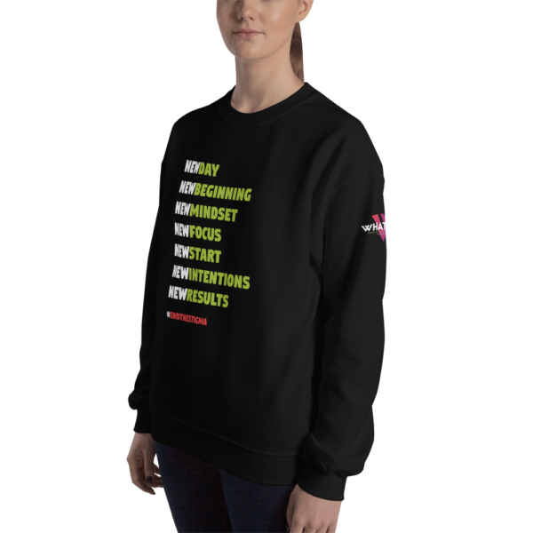 Series 1 – Mental Health | Unisex Sweatshirt | New Day, New Results - Image 3