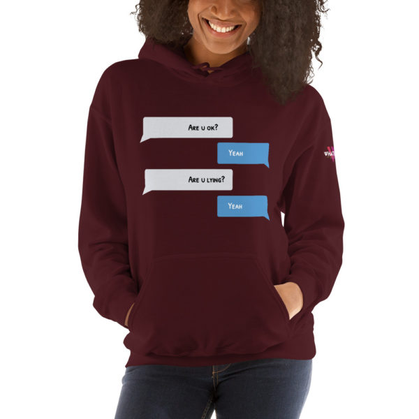 Series 1 - Mental Health | Hooded Sweatshirt | Are u ok? - Image 8