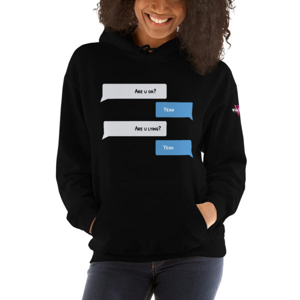 Series 1 - Mental Health | Hooded Sweatshirt | Are u ok? - Image 2
